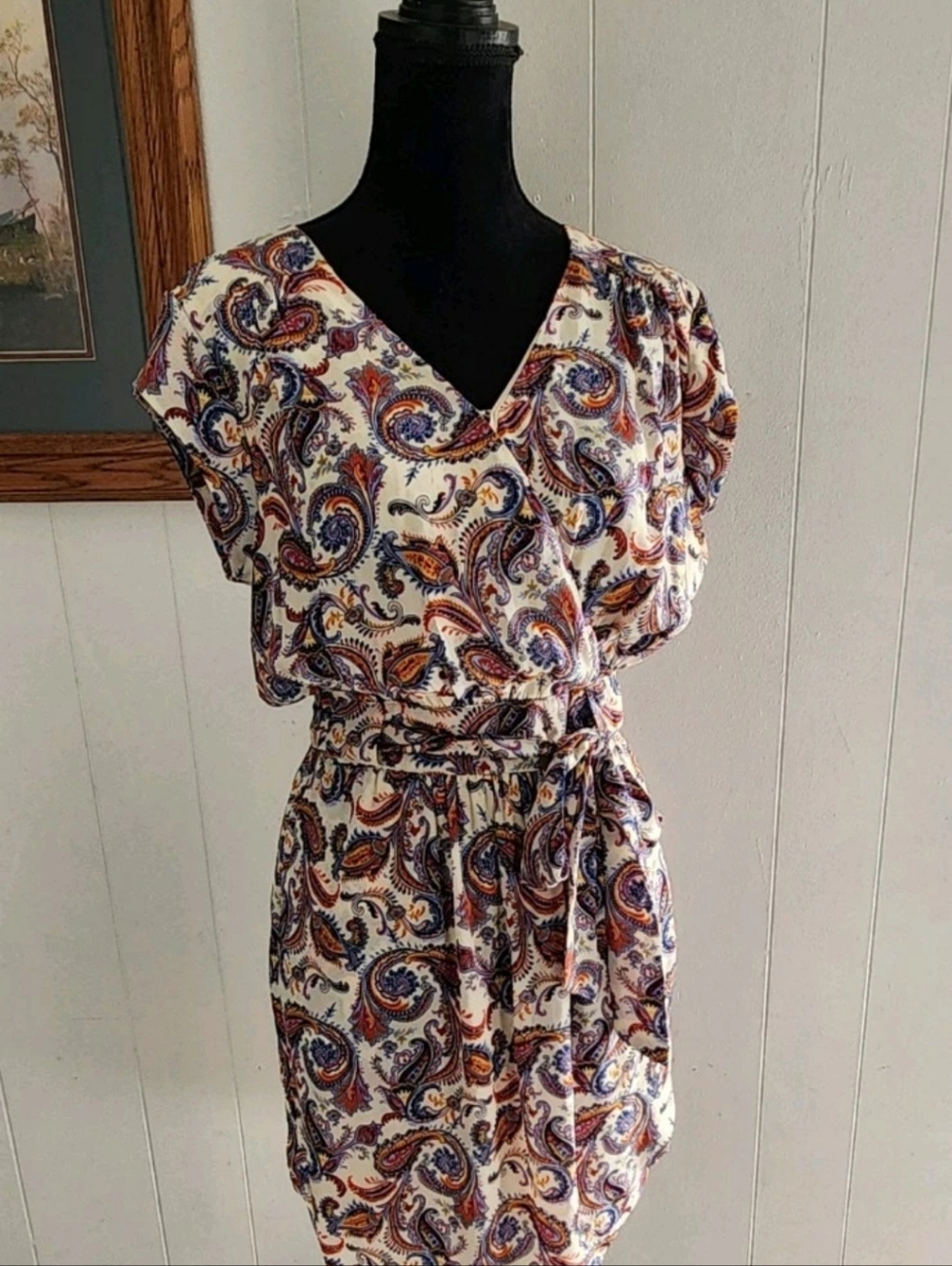 DR2 by Daniel Rainn Women's Paisley Dress size Small